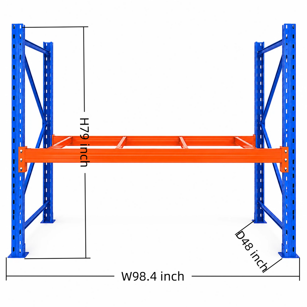 Heavy Duty Selective Pallet Rack, Adjustable Warehouse Steel Pallet Racking Storage System