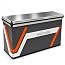 Premium Supermarket Checkout Counter, Fully Assembled Commercial Cashier Station with Stainless Steel Countertop for Grocery & Convenience Store