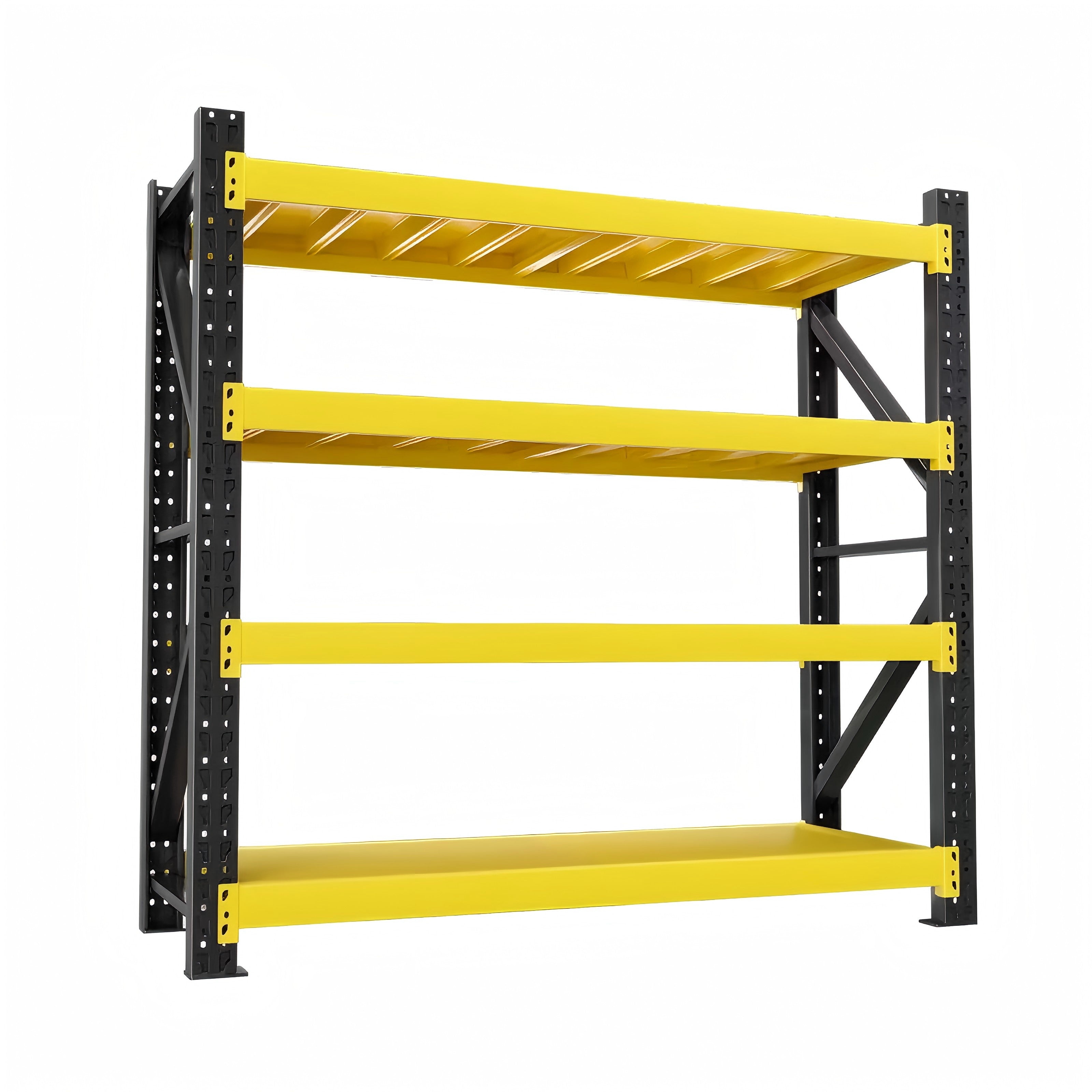 Heavy Duty Warehouse Pallet Racking, Industrial Adjustable Steel Storage Rack System for Factory & Logistics Warehouse