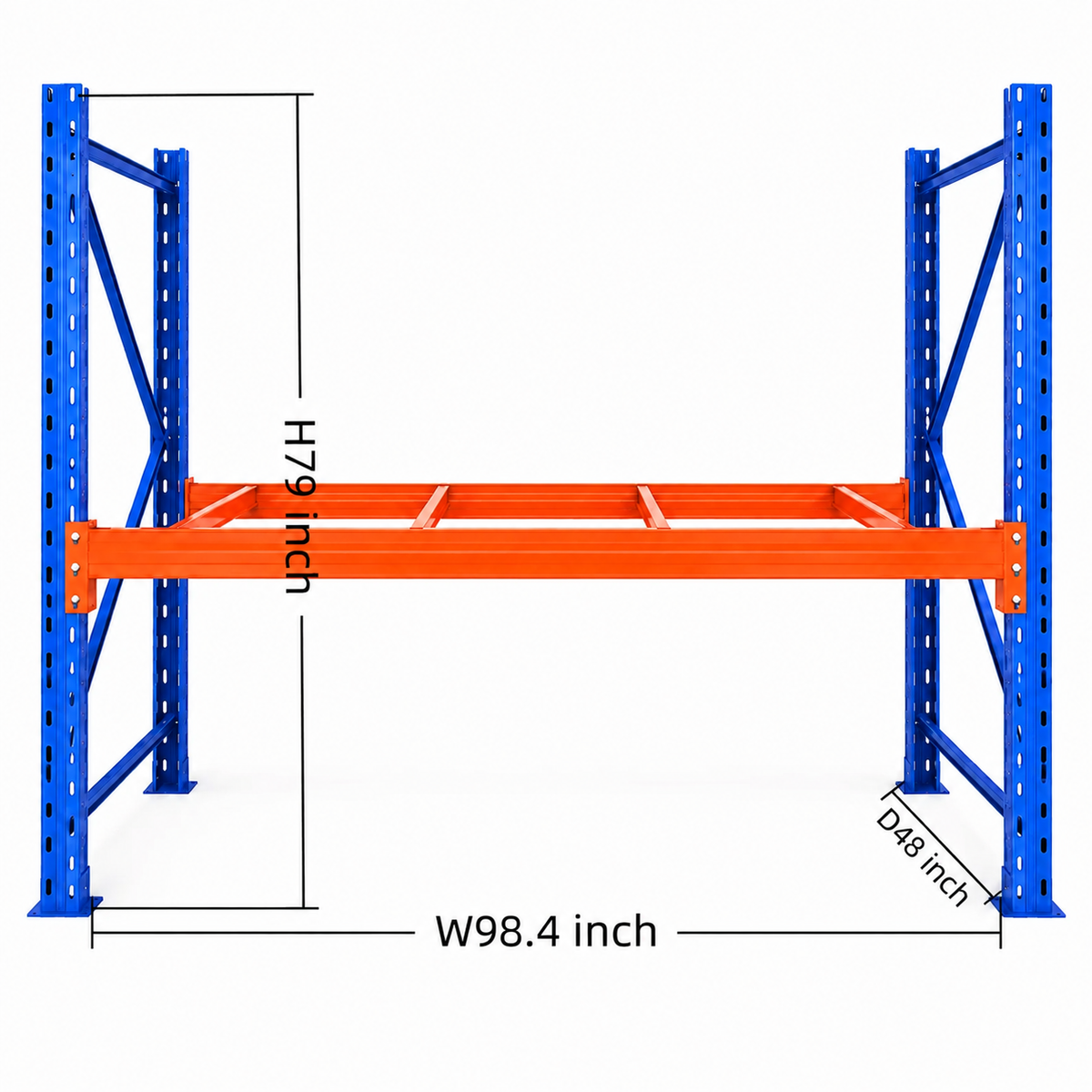 Selective Pallet Racking - Adjustable Steel Warehouse Storage, Starter and Add-On Units