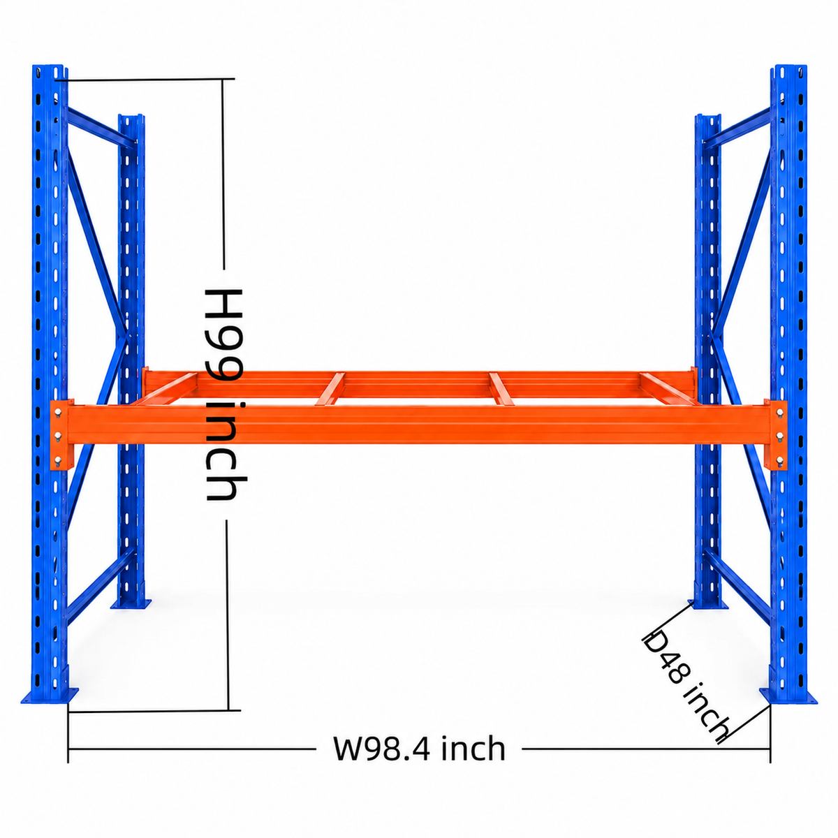 Selective Pallet Racking - Adjustable Steel Warehouse Storage, Starter and Add-On Units