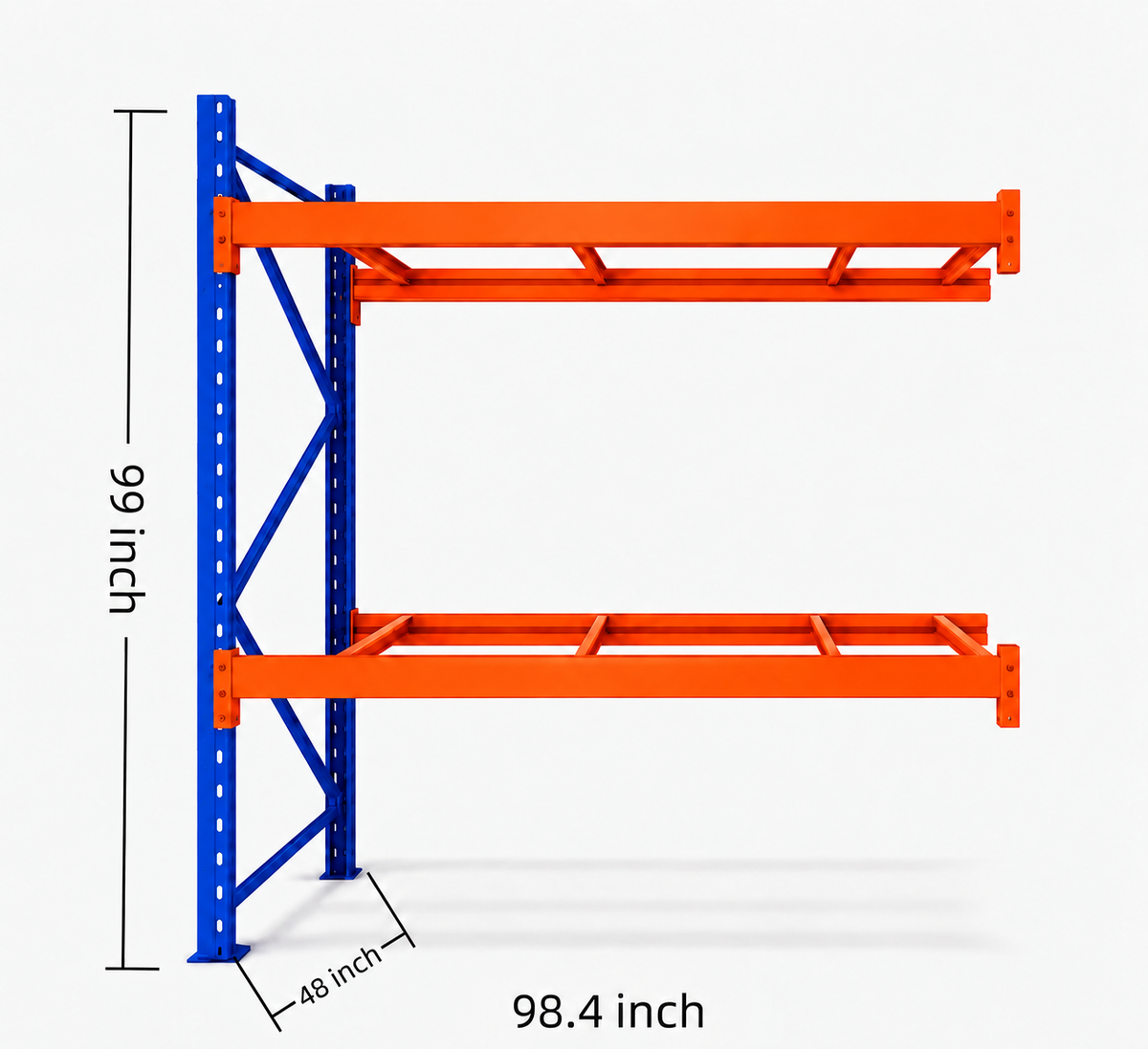 Selective Pallet Racking - Adjustable Steel Warehouse Storage, Starter and Add-On Units
