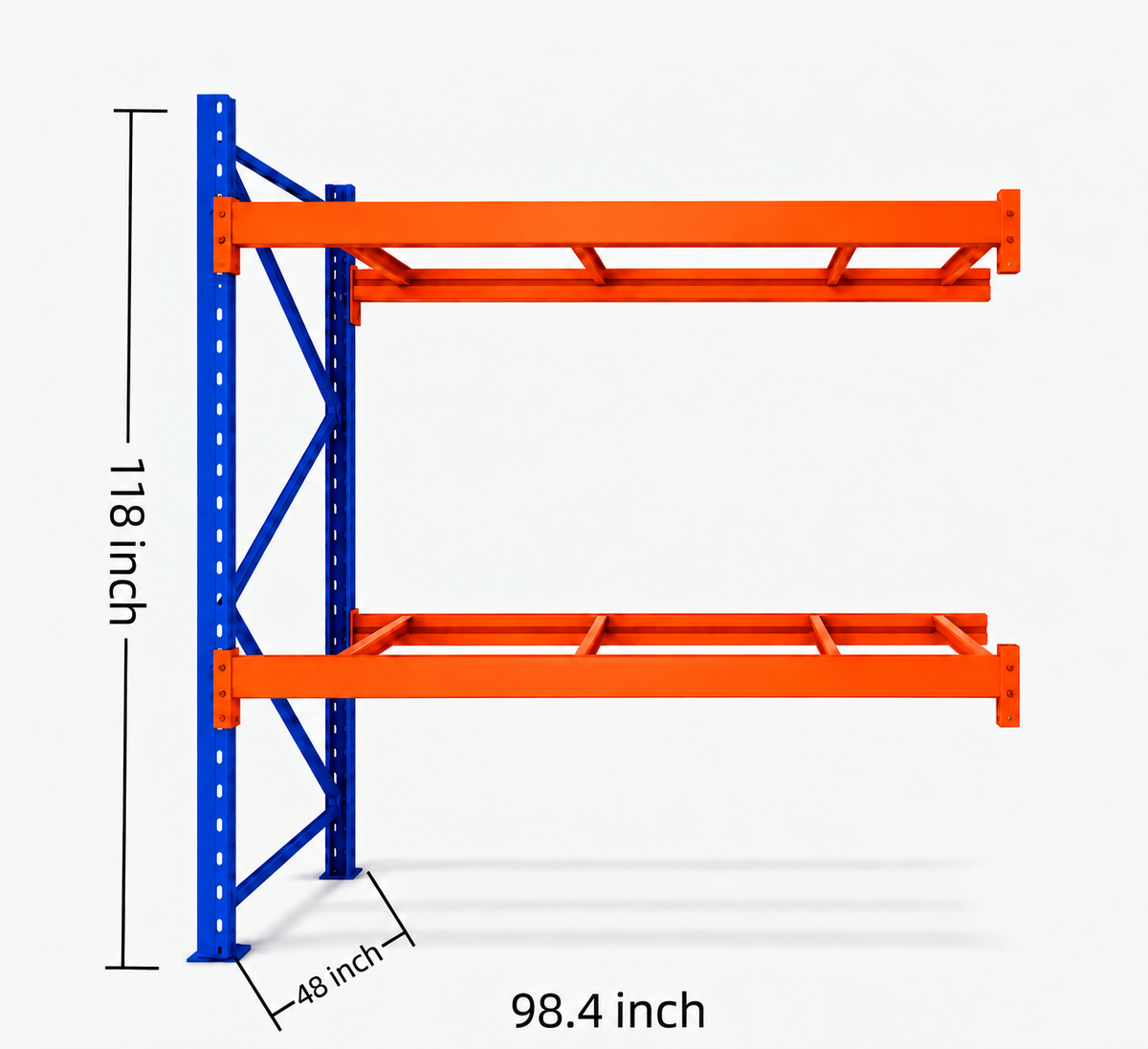 Selective Pallet Racking - Adjustable Steel Warehouse Storage, Starter and Add-On Units