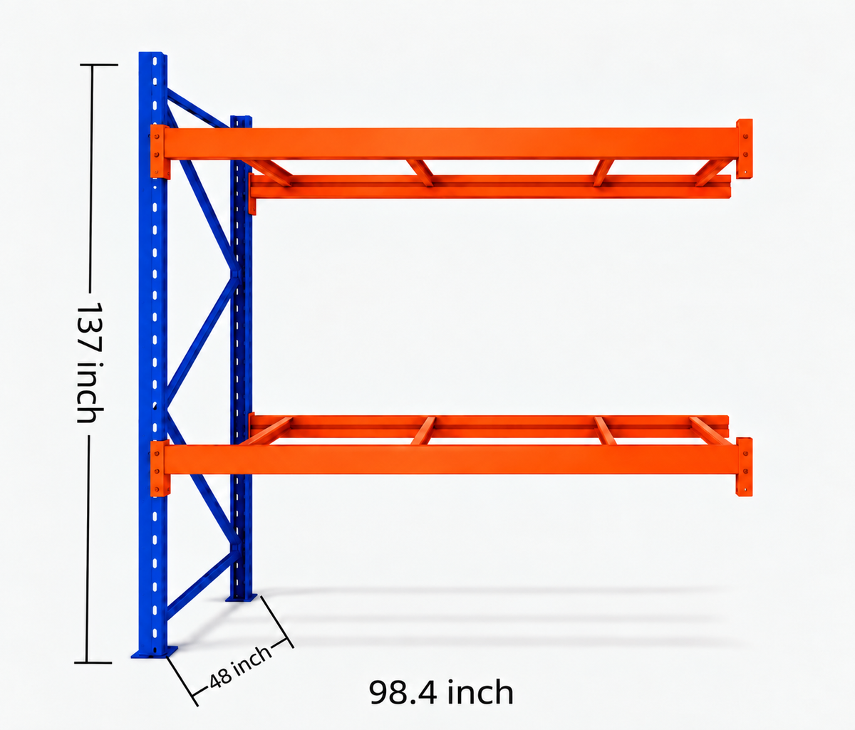 Selective Pallet Racking - Adjustable Steel Warehouse Storage, Starter and Add-On Units