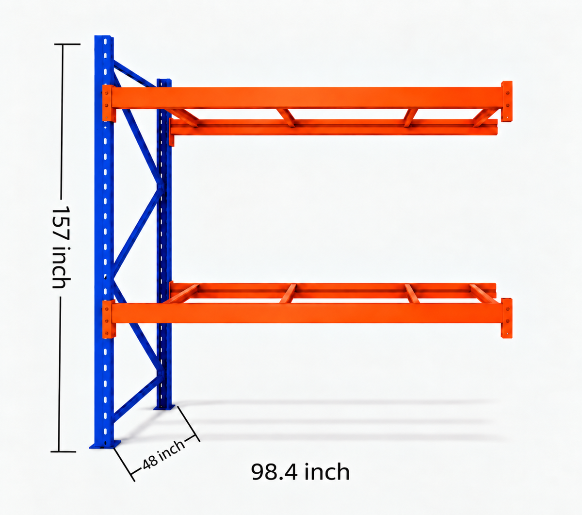 Selective Pallet Racking - Adjustable Steel Warehouse Storage, Starter and Add-On Units