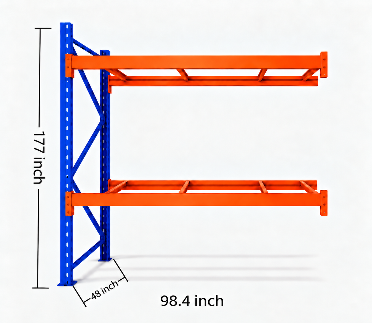 Selective Pallet Racking - Adjustable Steel Warehouse Storage, Starter and Add-On Units