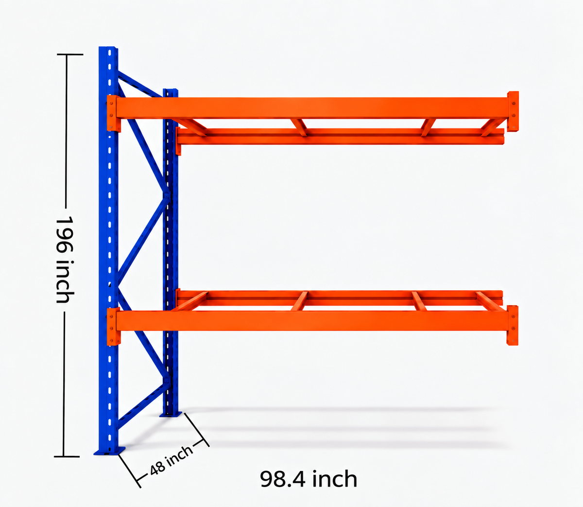 Selective Pallet Racking - Adjustable Steel Warehouse Storage, Starter and Add-On Units