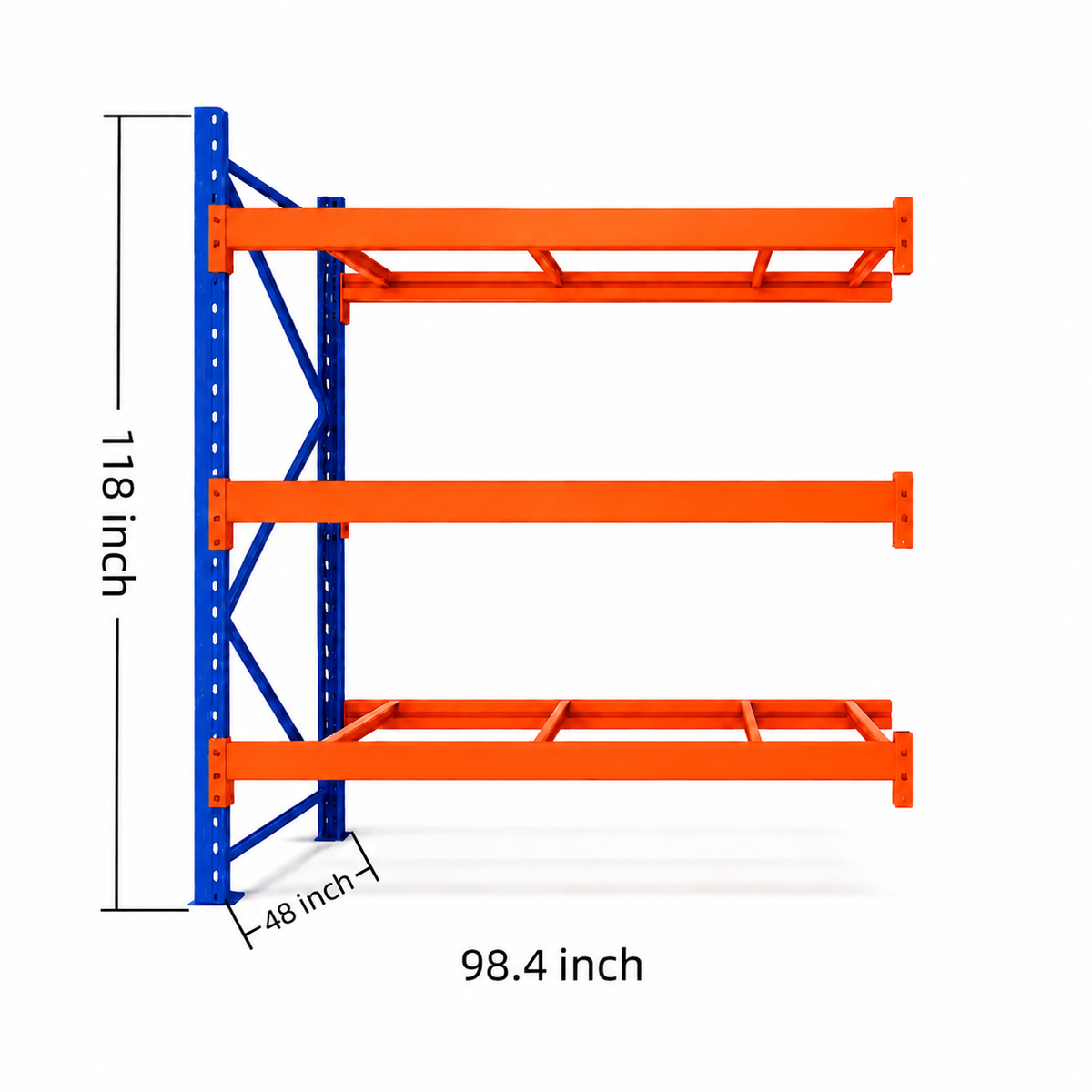 Selective Pallet Racking - Adjustable Steel Warehouse Storage, Starter and Add-On Units