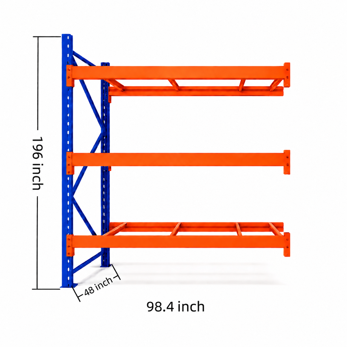 Selective Pallet Racking - Adjustable Steel Warehouse Storage, Starter and Add-On Units
