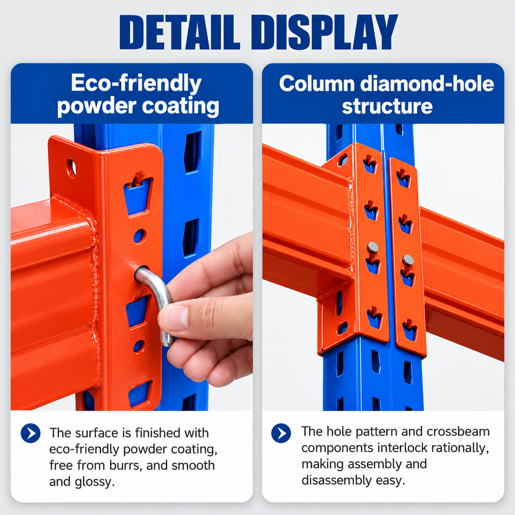 Selective Pallet Racking - Adjustable Steel Warehouse Storage, Starter and Add-On Units