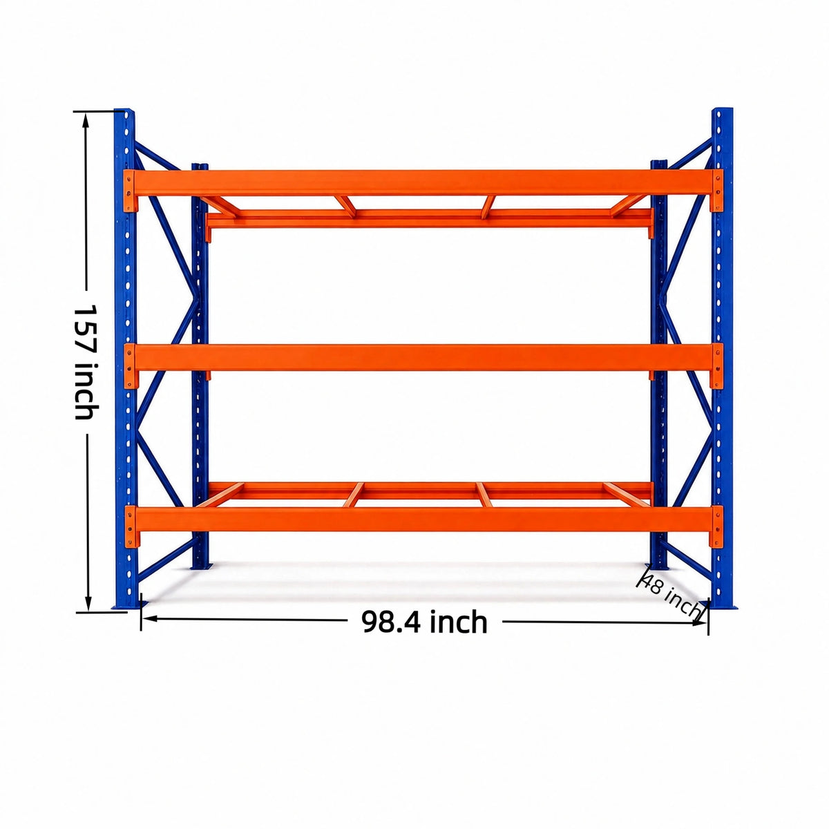 Selective Pallet Racking - Adjustable Steel Warehouse Storage, Starter and Add-On Units